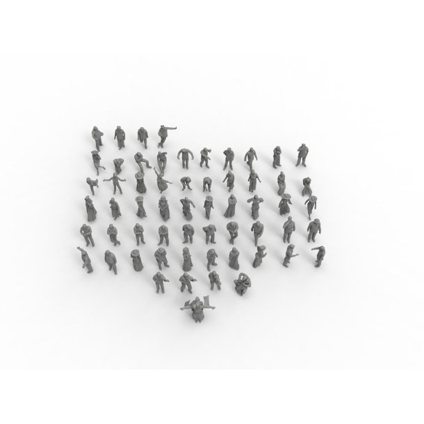 Titanic Crew and Passengers, skala 1/200