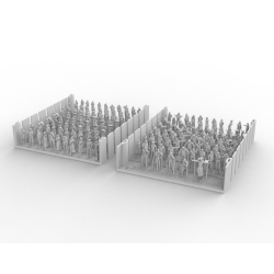 Titanic Crew and Passengers, skala 1/200