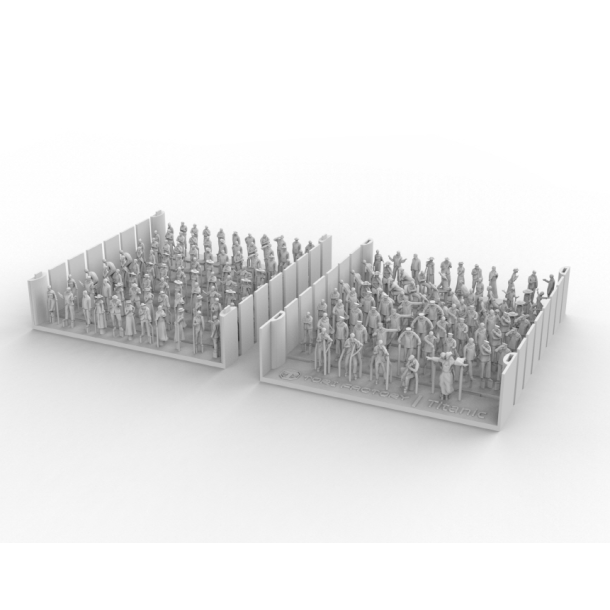 Titanic Crew and Passengers, skala 1/200