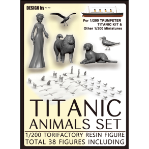 Titanic Animal Set, skala 1/200