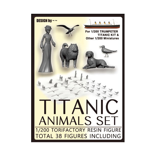 Titanic Animal Set, skala 1/200