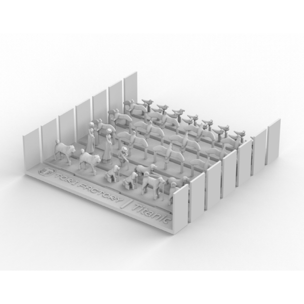 Titanic Animal Set, skala 1/200