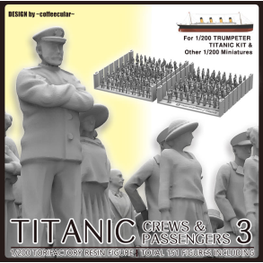 Titanic Crew and Passengers SET-3, skala 1/200