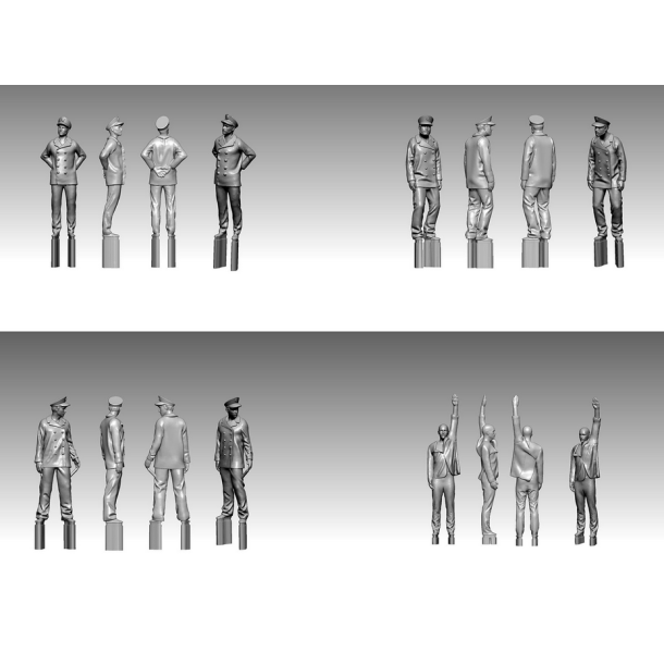 Titanic Crew and Passengers SET-3, skala 1/200