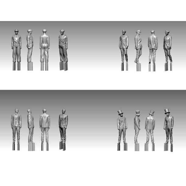 Titanic Crew and Passengers SET-3, skala 1/200