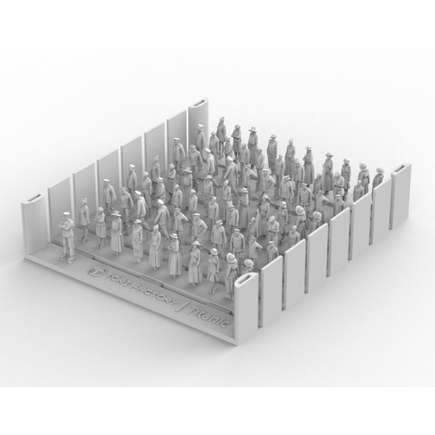 Titanic Crew and Passengers SET-3, skala 1/200
