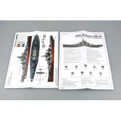 USS Alabama BB-60, skala 1/700