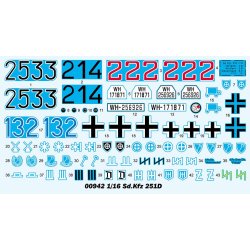 Sd.Kfz 251 D, skala 1/16