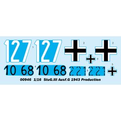 StuG.III Ausf.G 1943 Production, skala 1/16