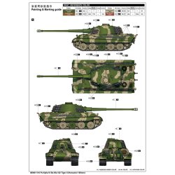Pz.Kpfw.VI Sd.Kfz.182 Tiger II (Henschel 105mm), skala 1/16
