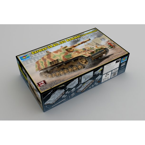 German Sd.Kfz.165 Hummel (Late Production), skala 1/16