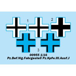Pz. Bef. Wg. Fahrgestell Pz. Kpfw. III. Ausf. J, skala 1/16