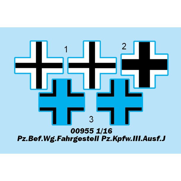 Pz. Bef. Wg. Fahrgestell Pz. Kpfw. III. Ausf. J, skala 1/16