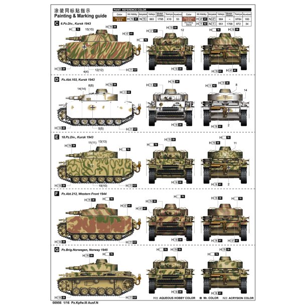 Pz.Kpfw.III Ausf.N, skala 1/16
