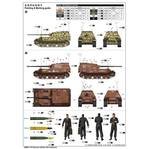 Sd.Kfz.184 Ferdinand, skala 1/16