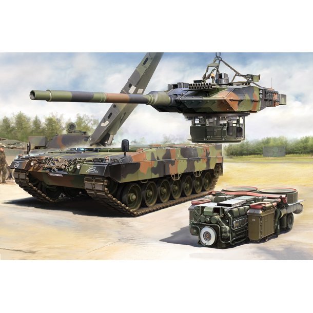 German Leopard 2A6 MBT - FULL INTERIOR, skala 1/16