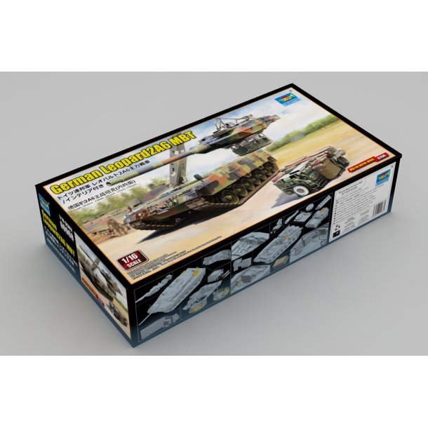 German Leopard 2A6 MBT - FULL INTERIOR, skala 1/16