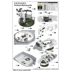German Leopard 2A6 MBT - FULL INTERIOR, skala 1/16