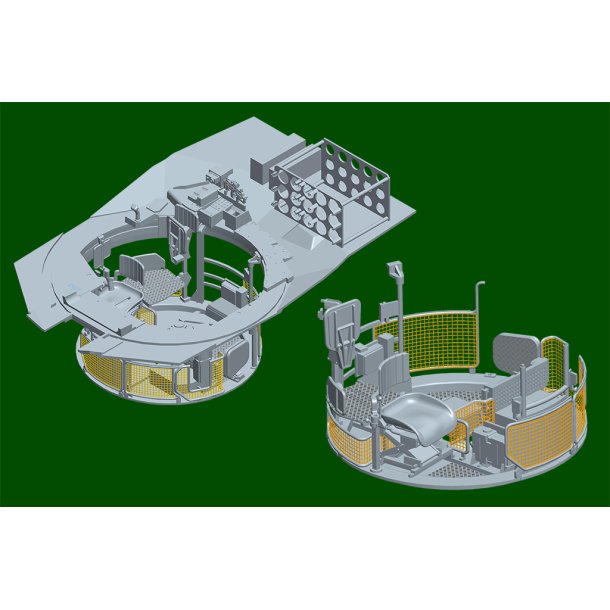 German Leopard 2A6 MBT - FULL INTERIOR, skala 1/16