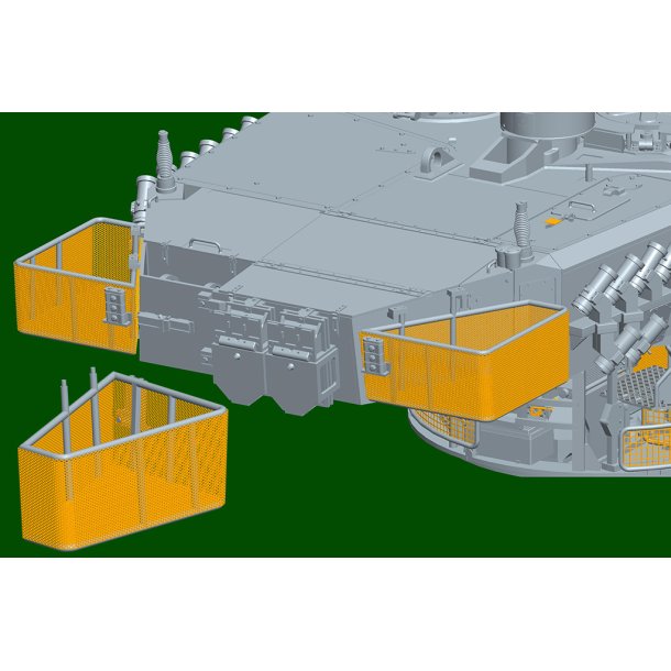 German Leopard 2A6 MBT - FULL INTERIOR, skala 1/16
