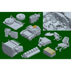 German Leopard 2A6 MBT - FULL INTERIOR, skala 1/16