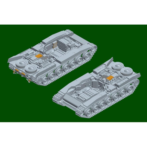 German Leopard 2A6 MBT - FULL INTERIOR, skala 1/16