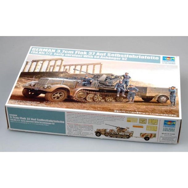 3.7cm Flak 37 auf Selbstfahrlafette (Sd.Kfz.7/2 Early Version)