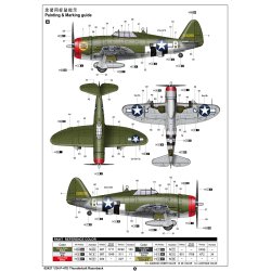 P-47D Thunderbolt Razorback, skala 1/24