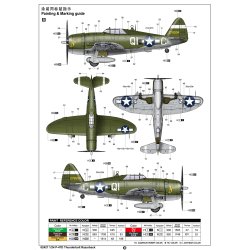 P-47D Thunderbolt Razorback, skala 1/24