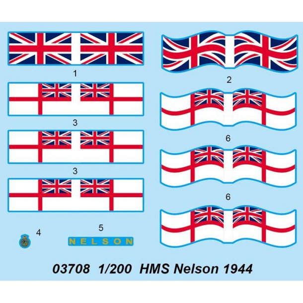 HMS Nelson - skala 1/200