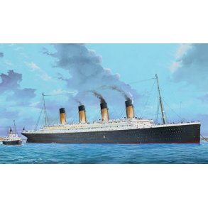 Titanic, skala 1/200. Inkl. LED-st