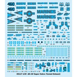 AH-1W Super Cobra (Turned Exhaust), skala 1/35 