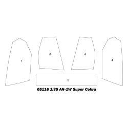 AH-1W Super Cobra (Turned Exhaust), skala 1/35 