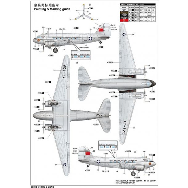 DC-3, skala 1/48