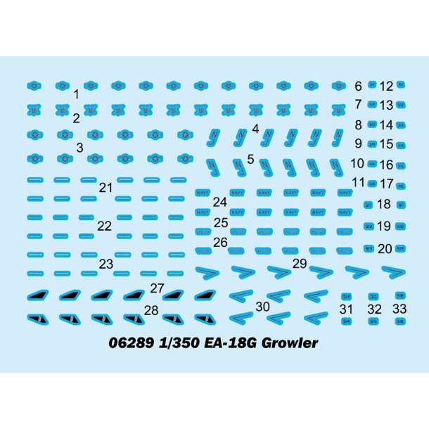 EA-18G Growler, skala 1/350