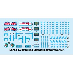 Queen Elizabeth Aircraft Carrier, skala 1/700