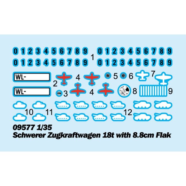 Schwerer Zugkraftwagen 18 t with 8.8cm Flak
