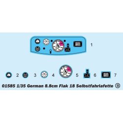 German 8.8cm Flak 18 Selbstfahrlafette