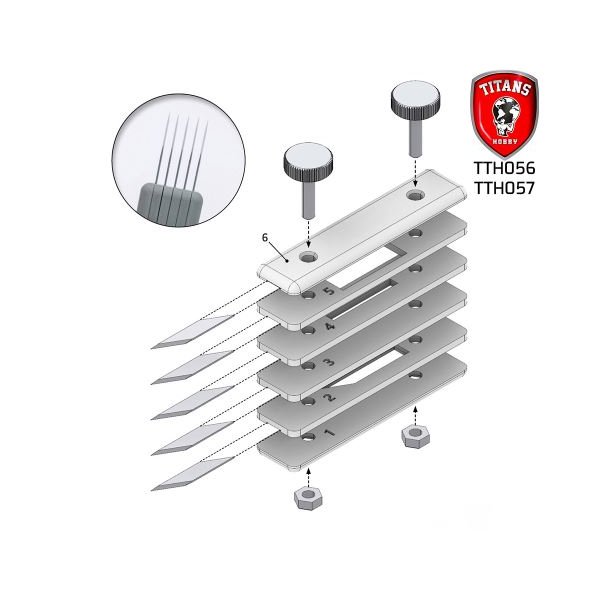 Model murstens-gravering, skala 1/35