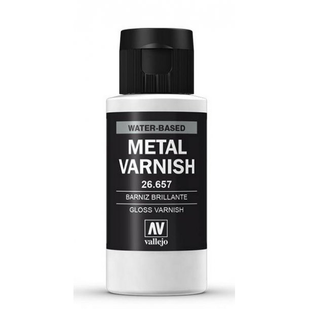 Metal Gloss Varnish (26657) - Vallejo 60 ml