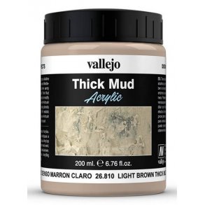 Light Brown Thick Mud, 200 ml