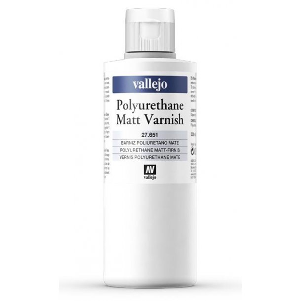 Polyurethane Matte Varnish (27651) - Vallejo 200 ml