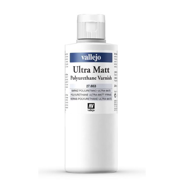 Ultra Matt Polyurethane Varnish (27653) - Vallejo 200 ml