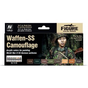 Vallejo Set 70180: Waffen-SS Camouflage Set