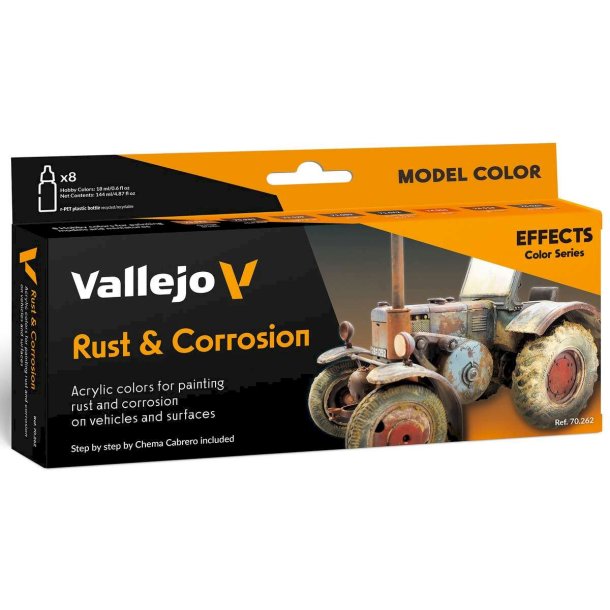 Vallejo Model Color set Rust &amp; Corrossion by Chema Cabrero