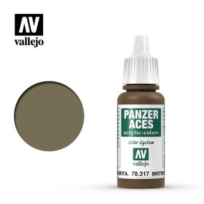 Panzer Aces British Tanker (70317) - Vallejo 17 ml