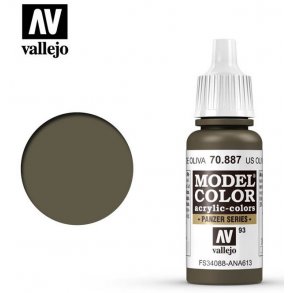 US Olive Drab (RAL7013) (70887) - Vallejo 18 ml p122