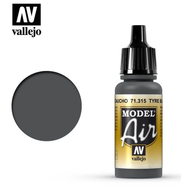 Model Air Tire Black (71315) - Vallejo 17 ml