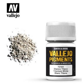 Pigment pulver: Titanium hvid