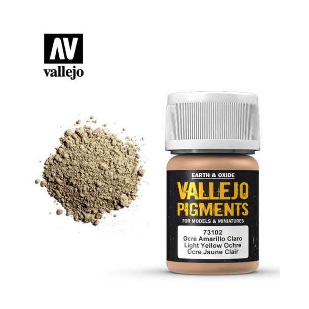Pigment pulver: Light Yellow Ocre